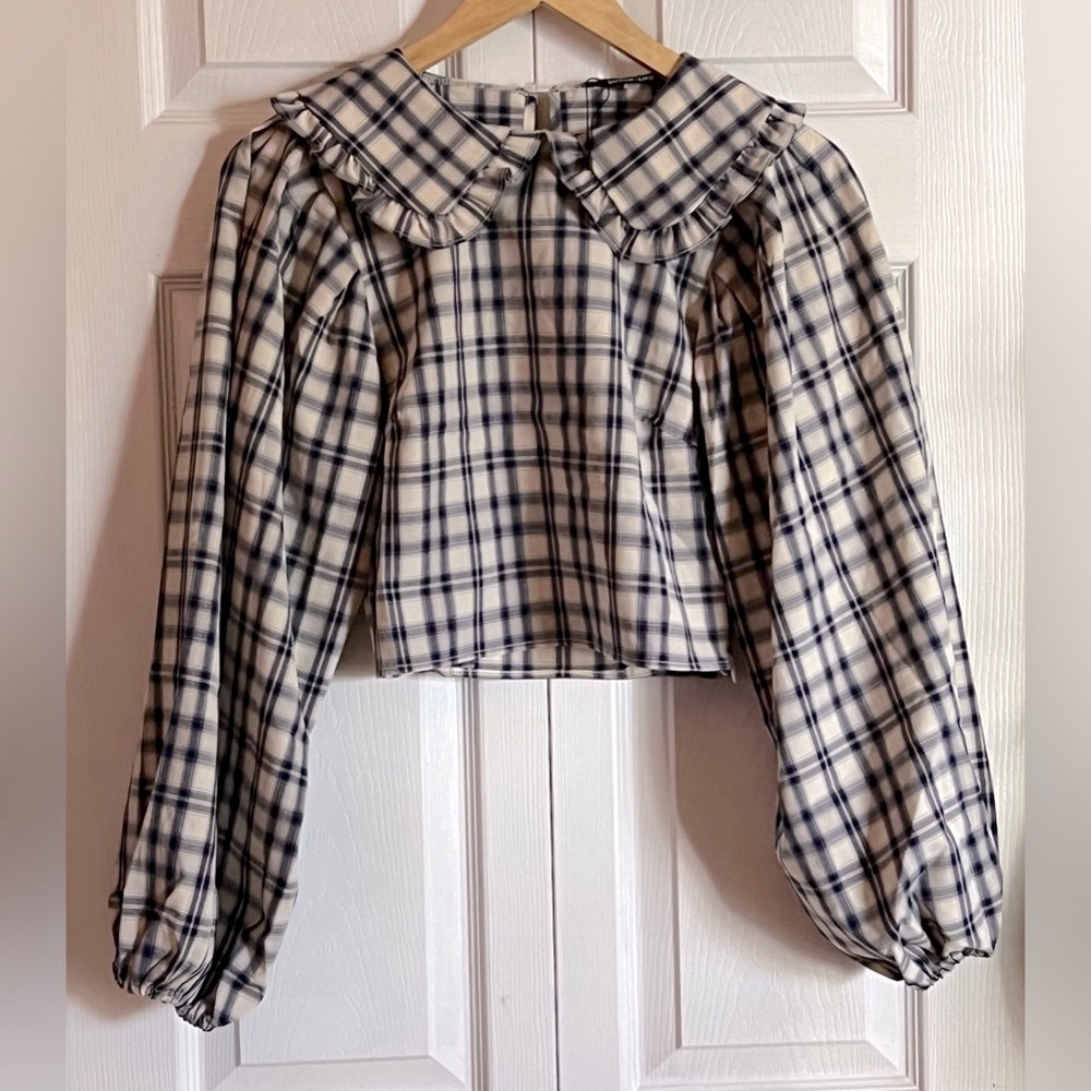 😎LAST CHANCE! $5/OR OFFERS CONSIDERED!💋 Sugarlips Blue A-line Mini Blouse